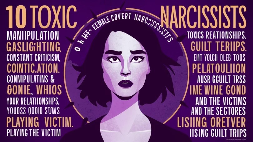 10 Toxic Behaviors of Female Covert Narcissists